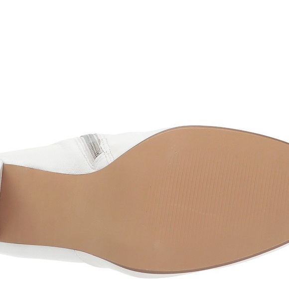 STEVE Madden White Leather Zippered Boots (Size 8.5) Brand new! - Picture 2 of 6